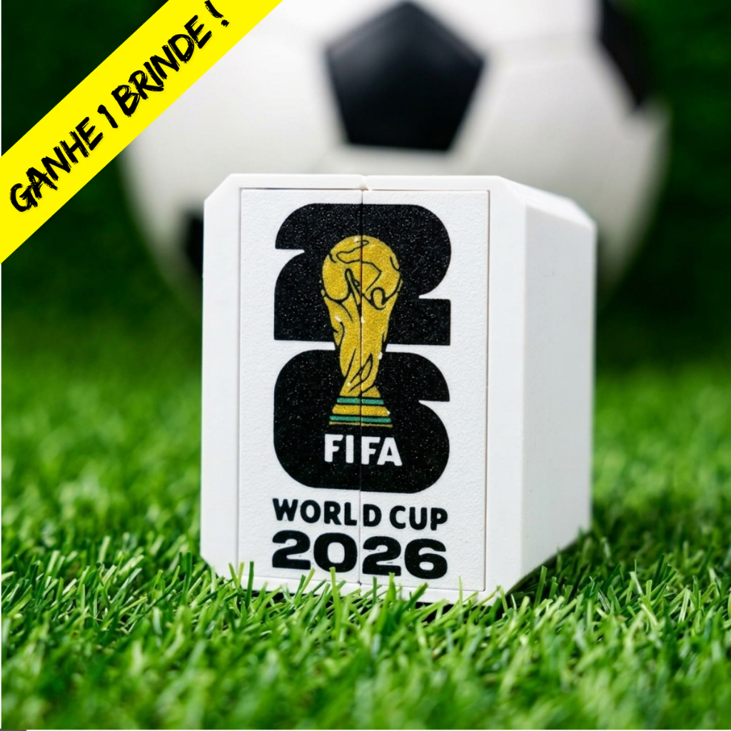 Porta Figurinhas Copa do Mundo 2026 Organizador Caixa Organizadora para Colecionador Compacto
