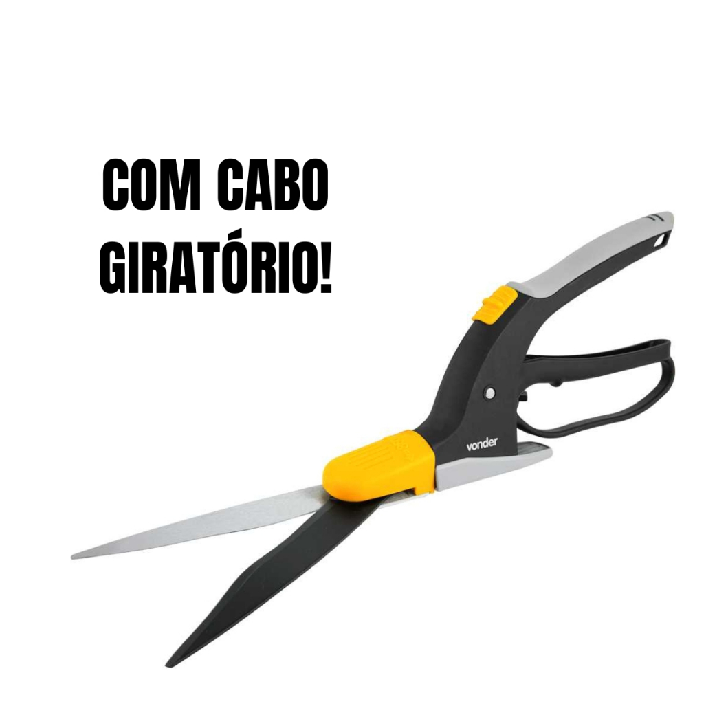 Tesoura para cortar grama 360° Com Cabo Giratório Vonder
