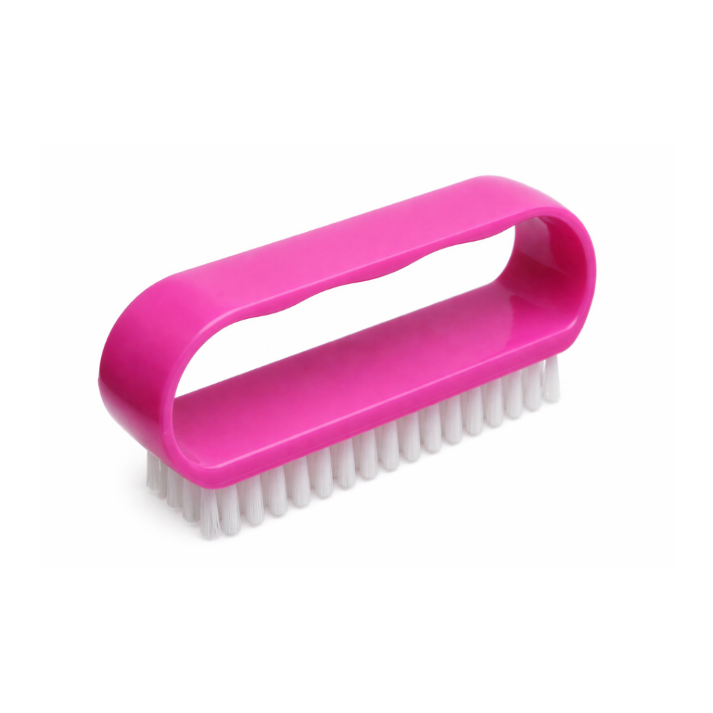 1 Escova Limpa Unhas Manicure Pedicure Higiene Pessoal Escovinha de Unhas Plástica Limpeza Mãos