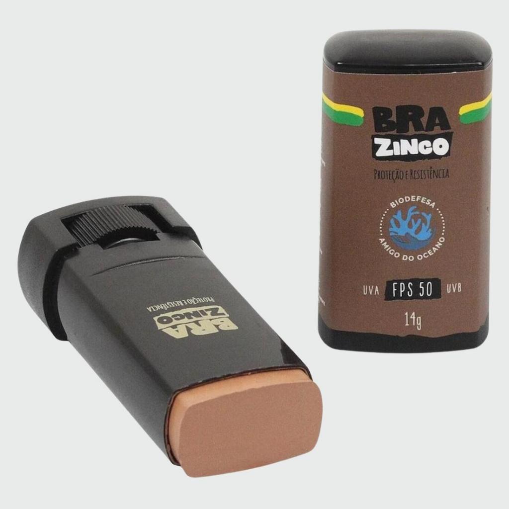 Protetor Solar Brazinco Fps 50 Bege Escuro