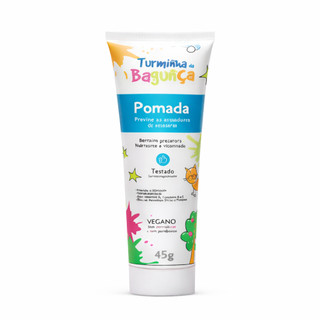 Pomada para Assaduras Bebê Turminha da Bagunça 45g Vegana Vitaminas A E e Pantenol Prevenção