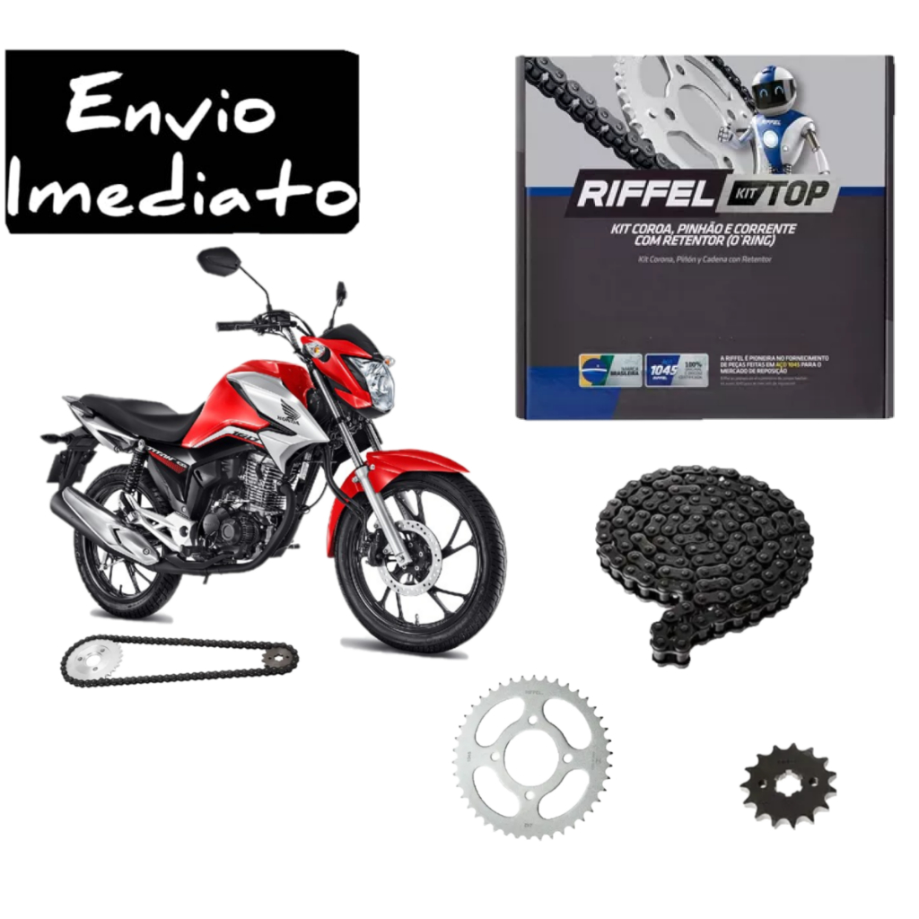 Kit Relação Cg/fan/start/cargo/titan 160 Top C/retentor