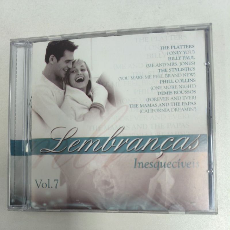 CD LEMBRANÇAS VOL7/THE PLATTERS/DEMIS ROUSSOS/PHILL COLLINS/BILLY PAUL.