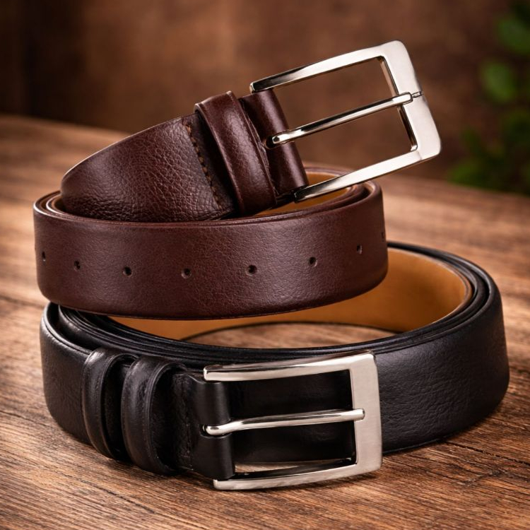 Cinto Masculino Social Fasolo Couro Legítimo Fasolo Original Original Social Vários Tamanhos em Oferta na Shopee