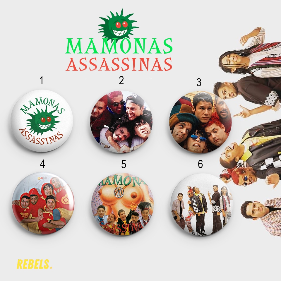Kit Bottons - Mamonas Assassinas - 32/44/58mm