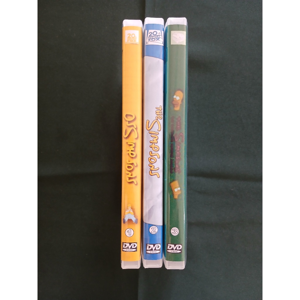 Dvd Série Os Simpsons Temporada Piloto 1,2,3 Raro (11 Dvds)