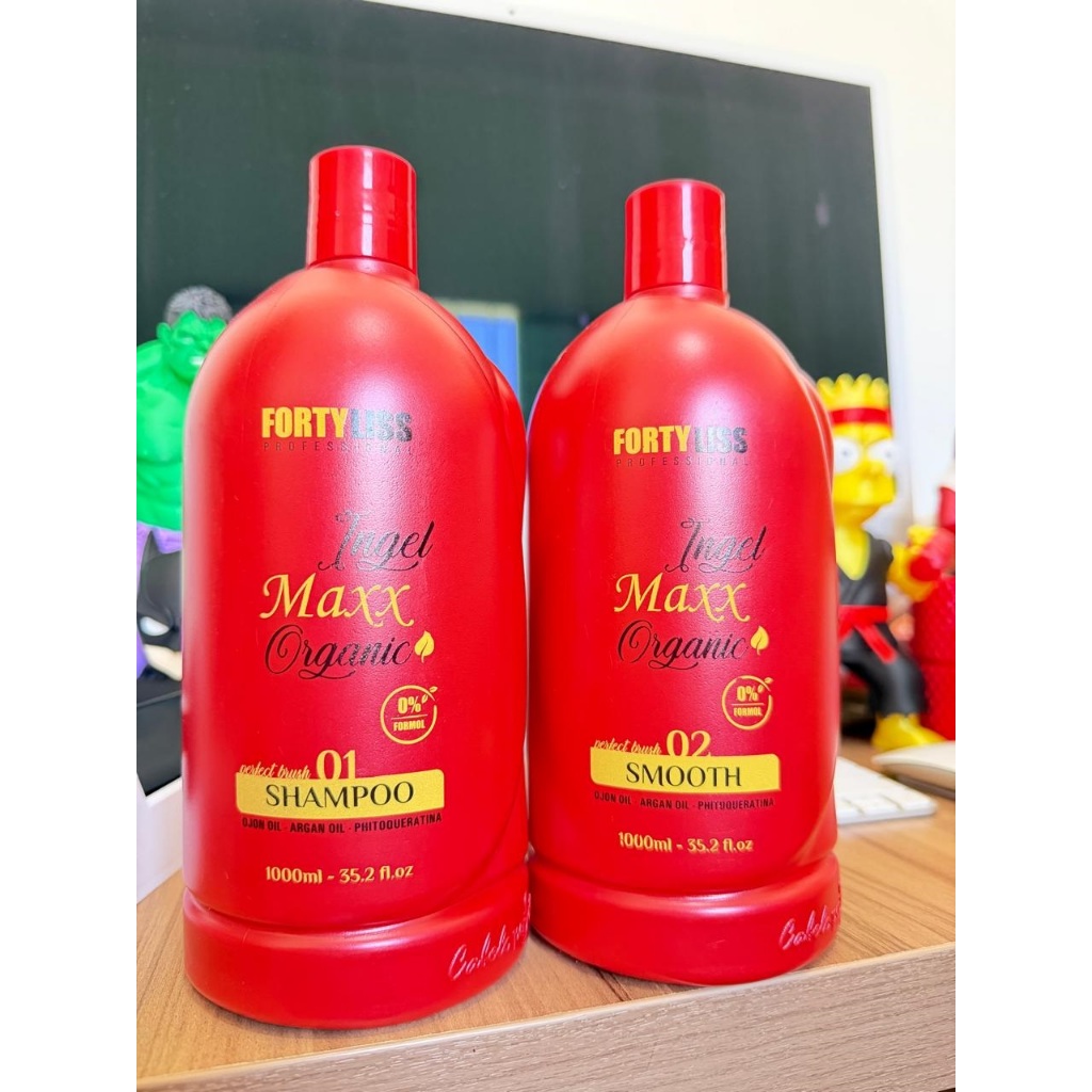 progressiva ingel maxx organico ojon oil argan oil lisos perfeitos 2x1000ml