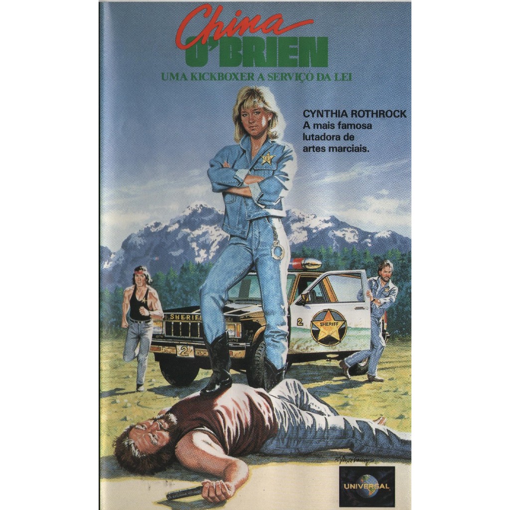 VHS/DVD CHINA O'BRIEN UMA KICKBOXER A SERVIÇO DA LEI (China O'brien) Legendado/com Cynthia Rothrock, Richard Norton.