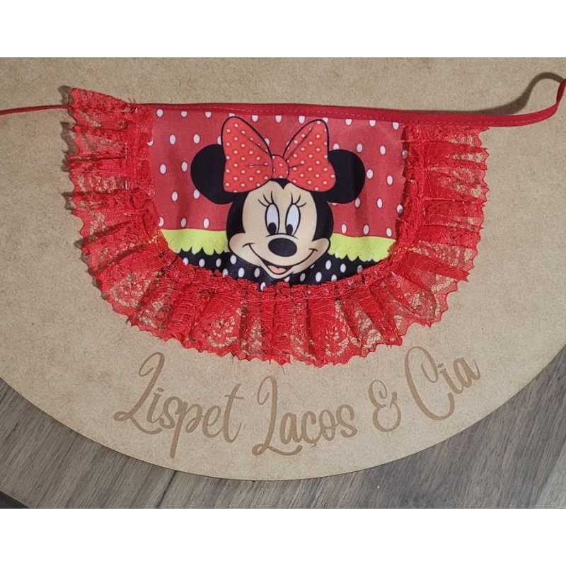KIT 10UN / 25UN / 50UN BANDANAS COM RENDA SUBLIMADAS