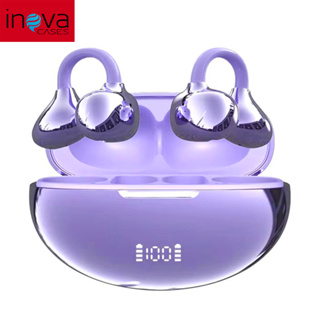 INOVA Fones De Ouvido Design em C Bluetooth 6.1 Alta Fidelidade Estéreo Baixo Esportes Com Mic - Roxo em Oferta na Shopee