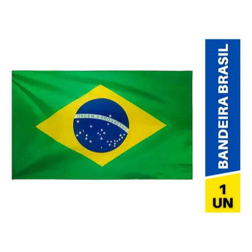 Bandeira do Brasil Copa Do Mundo - 03 Tamanhos Diferentes
