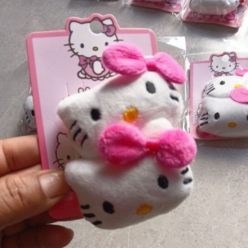 kit presilha de cabelo  tic taça Hello Kitty