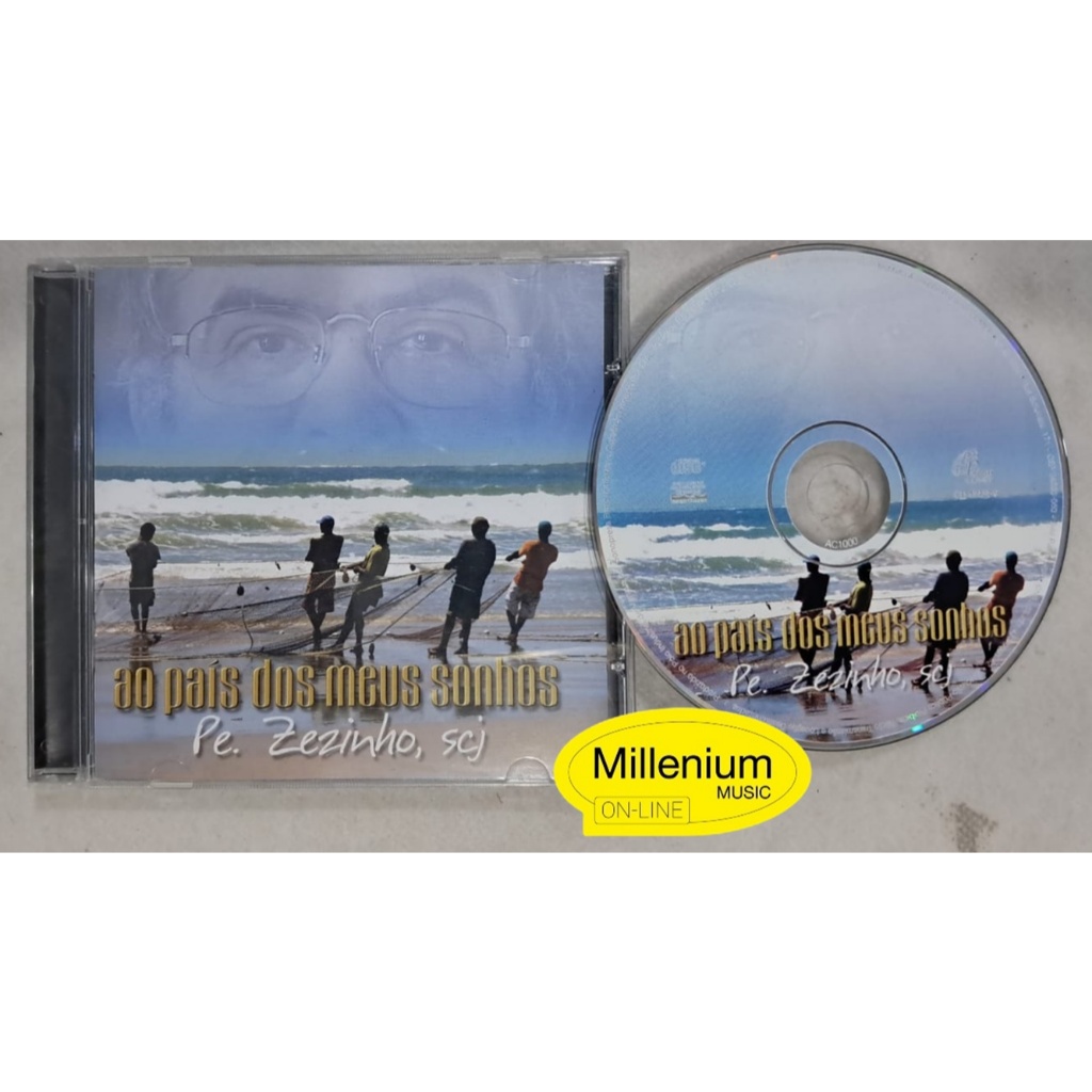 CD Padre Zezinho S.J.C  Ao País dos Meus Sonhos 2010 Original Gravadora Colecionador Ótimo Estado