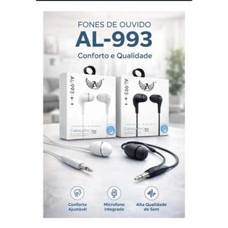 Fone AL-993, Fone de Ouvido com Microfone, Earphone AL-993, Fone In-Ear, Fone P2, Fone para Celular,