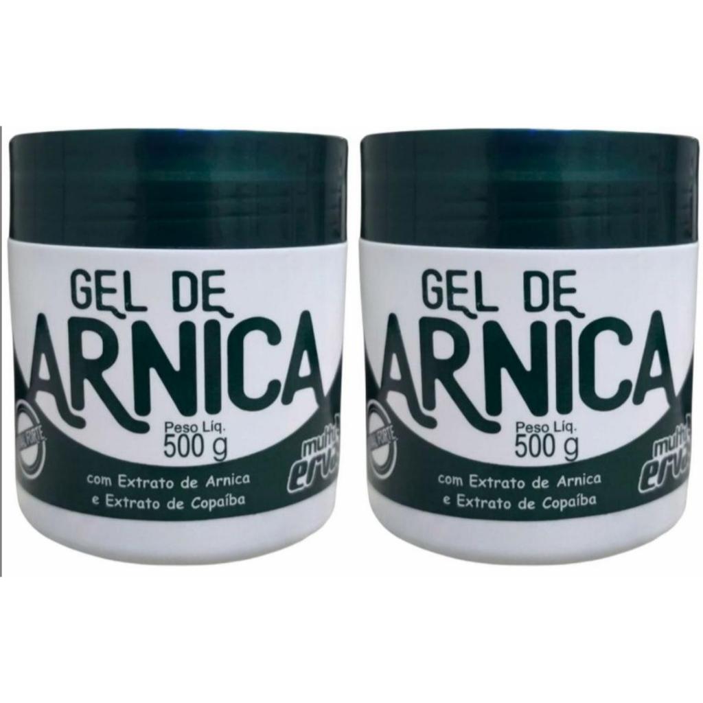 GEL DE ARNICA OLEO DE COPAIBA MULTI ERVAS 500gr DEMAZON  KIT 2 UND