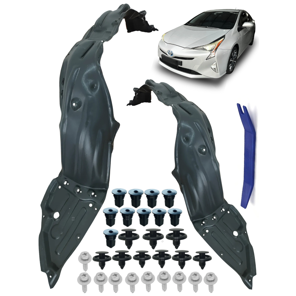 para barro lameiro para toyota prius dianteiro 2016 2017 2018 2019 2020 kit capa de roda com grampos