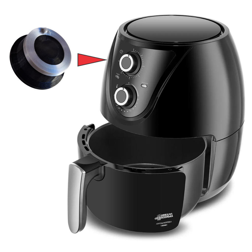 Botão Timer P/ Air Fryer Fritadeira Britânia Bcfr04 3,8 L