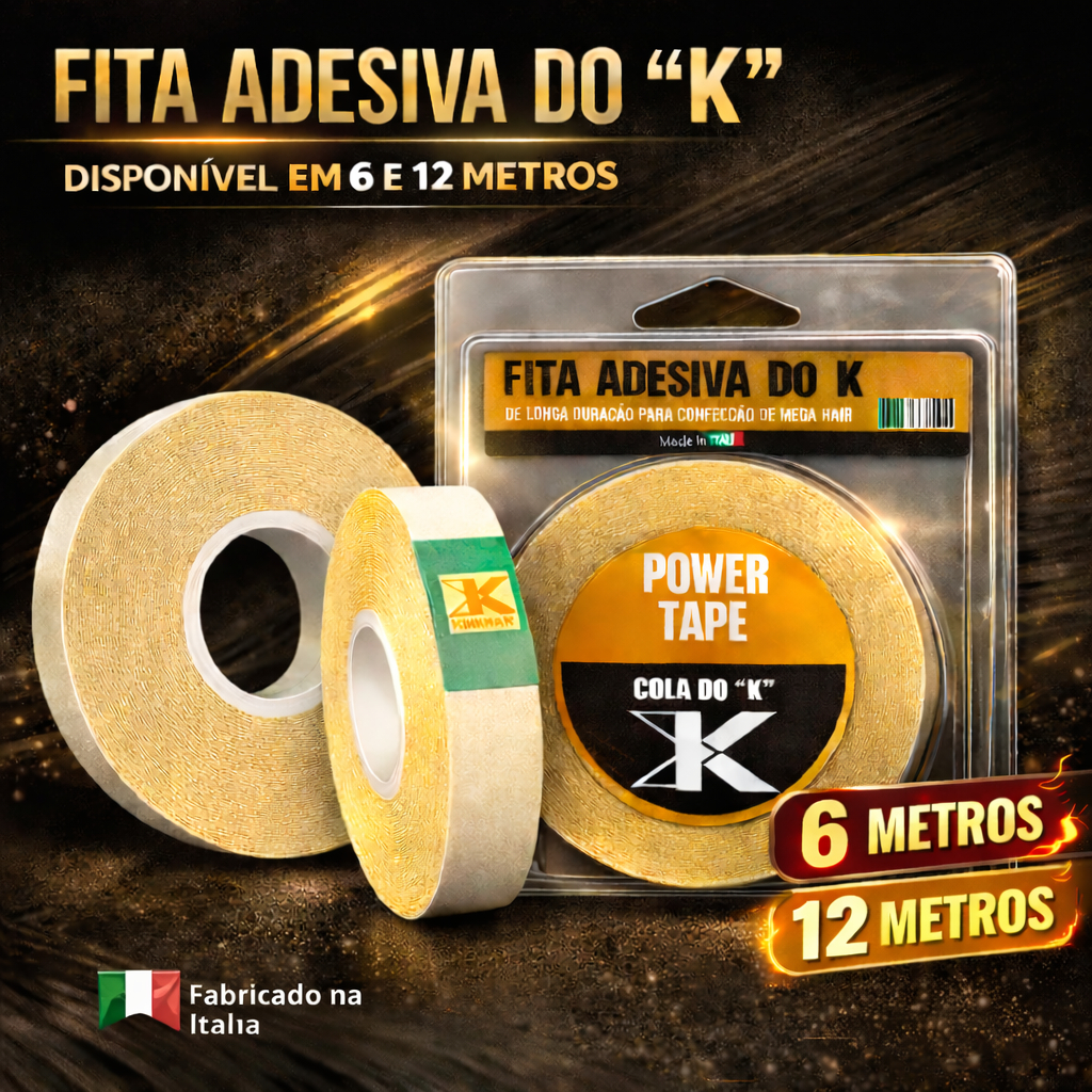 Fita Adesiva Mega Hair Keratin Fix Tape Hair Cola Do K