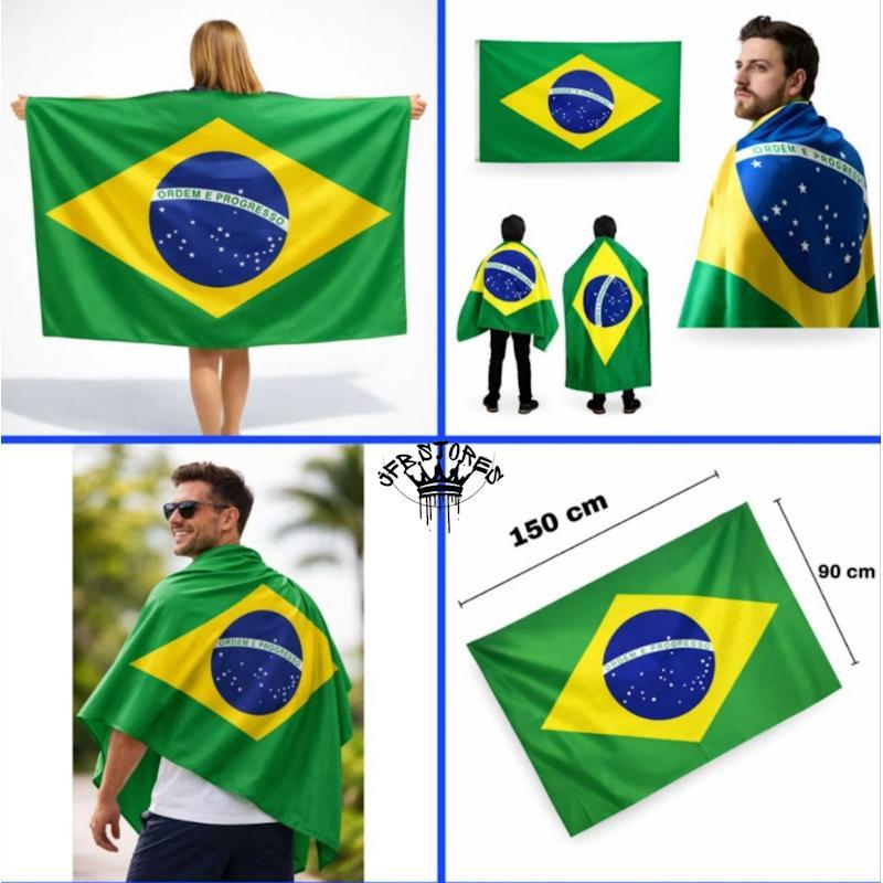 Bandeira Do Brasil Grande Copa Do Mundo 150x90cm