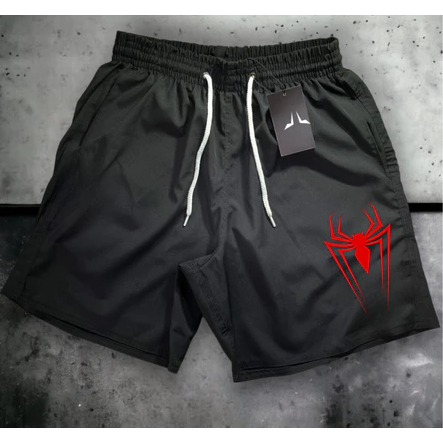 Bermuda Masculino Mauricinho Modelo Academia - Aranha 02 Esportivo Ideal para lazer praia e esportes
