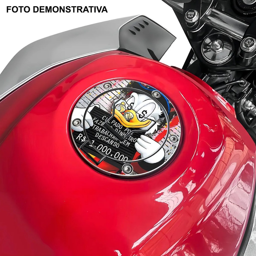 Adesivo Tampa Tanque Para Moto Protetor Da CG Titan Fan Start Tankpad Universal Impermeável Premium