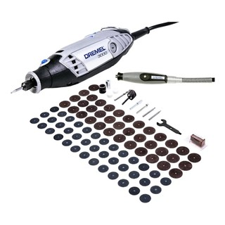 Retífica Dremel 3000 Eixo Flexível + 82 Acessórios Dremel