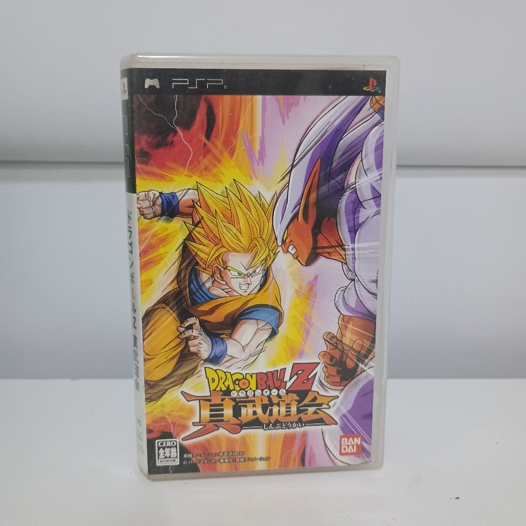Dragon ball z shin budokai JPN- jogo original de PSP mídia física Japonês