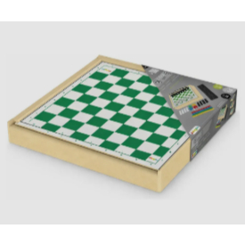 Jogo de Tabuleiro 6 em 1 Junges Xadrez Damas Ludo Dominó Trilha MDF JungesJogo de Tabuleiro 6 em 1 Junges Xadrez Damas L