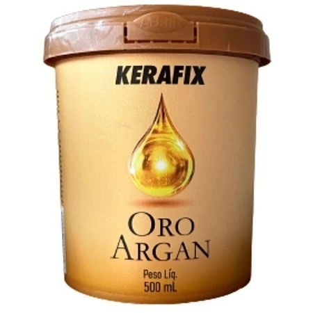 Máscara de Altíssima Hidratação Capilar Secos e Danificados KERAFIX ORO Argan Probelle 500ml