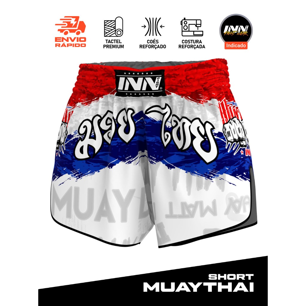 Short Muay Thai Champion Thailand Muay Thai Unissex