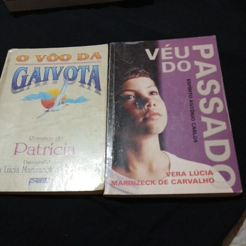 Kit 2 Livros Vera Lucia Marinzeck (romance espirita) O Vôo da Gaivota +Véu do Passado