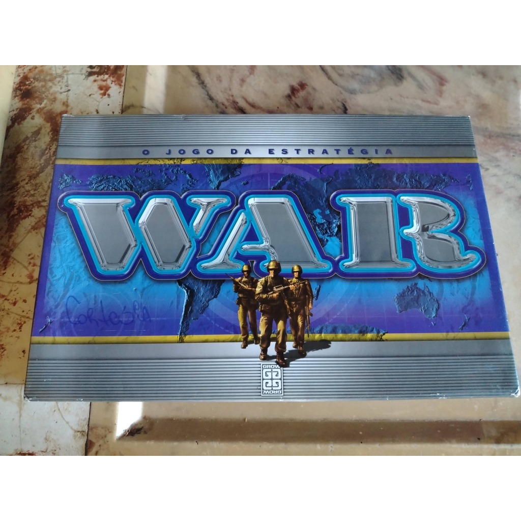 War o Jogo da Estratégia Jogo Grow Completo e Semi-Novo