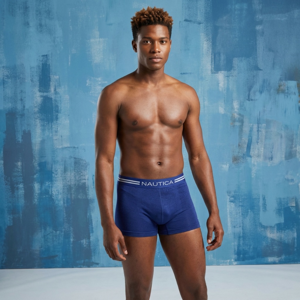 Kit 6 Cuecas Boxer Nautica Masculina Original Lisa Microfibra Sortido · foto 2