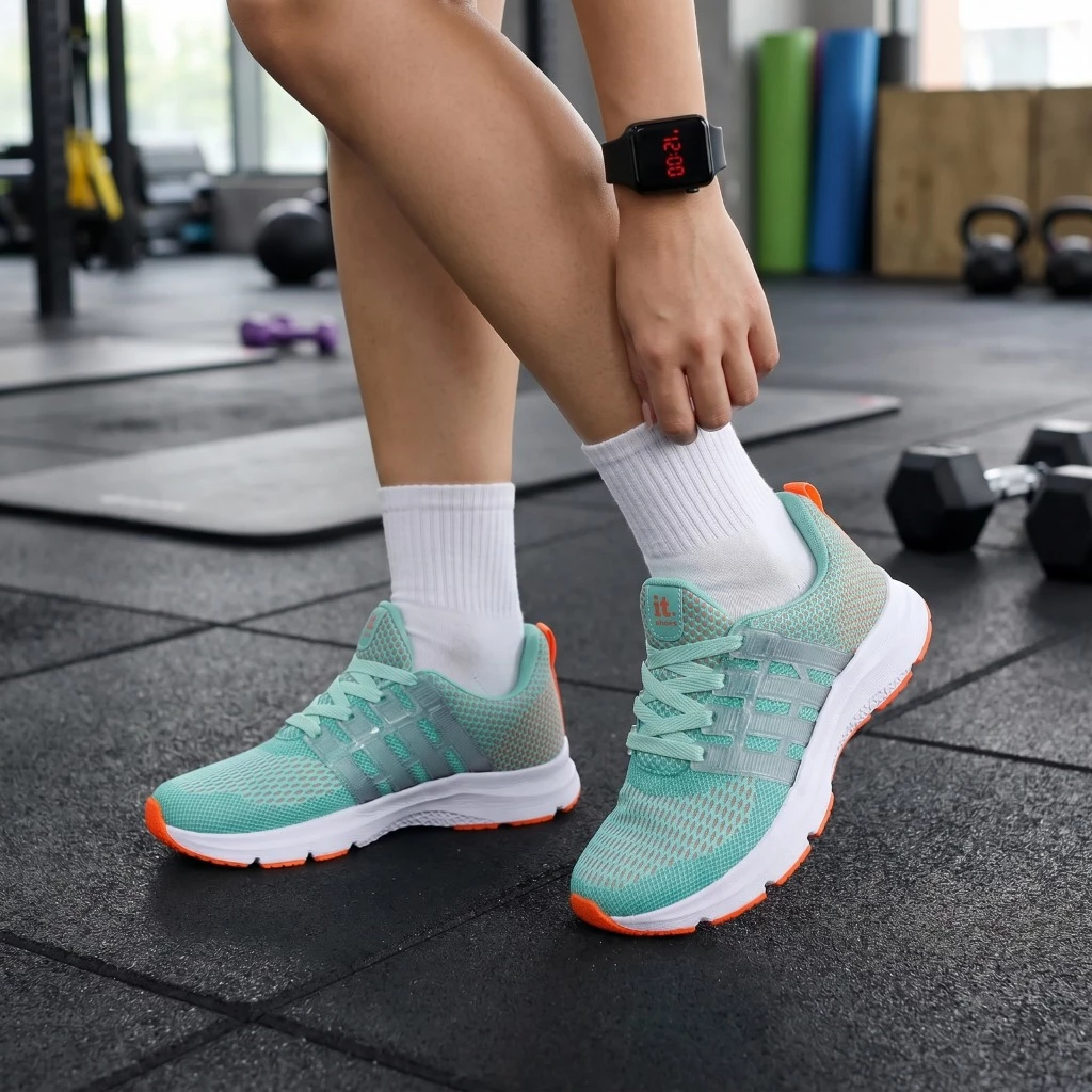 Tênis Feminino Academia Esportivo Caminhada Passeio Confortável Leve Super Macio — imagem 1