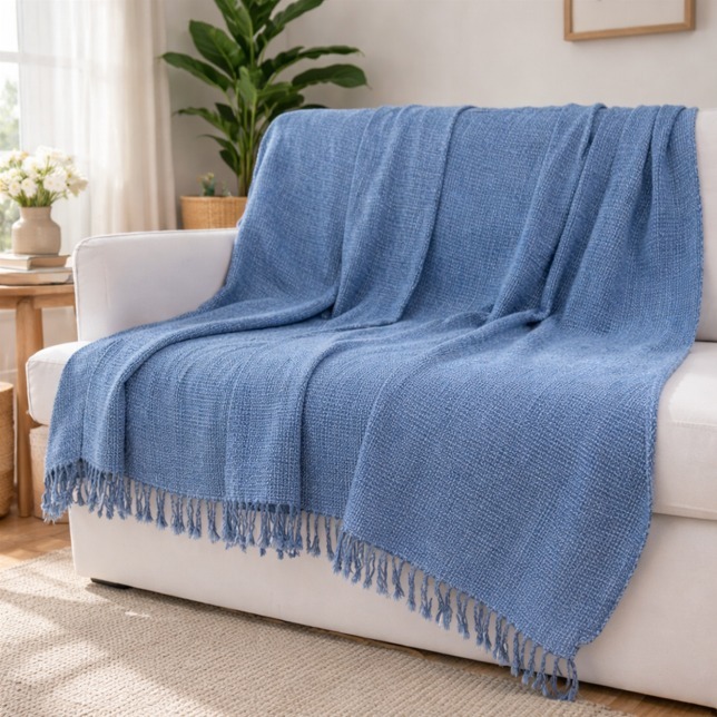 Manta para Sofá 3 Lugares 210x120cm Decorativa Moderna Macia Envio Rápido