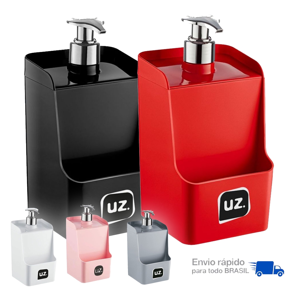 Porta Detergente Dispenser Slim 500ml - Uz Utilidades