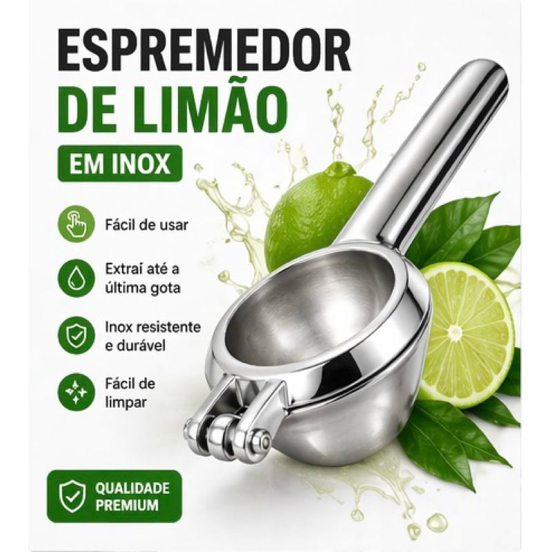 Espremedor de Limão Manual Inox