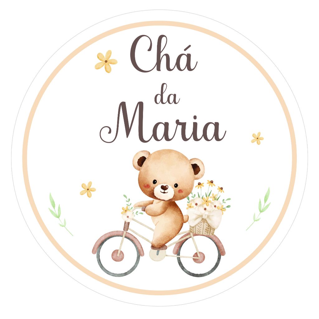 100 Adesivos p/ chá de bebê, PERSONALIZADO COM NOME,  Lembrancinhas, Aniversário, Chá Revelação