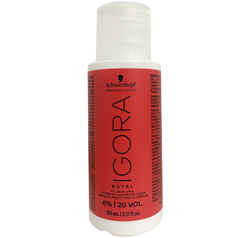 Oxidante Igora Royal Lotion Schwarzkopf 60ml - Água Oxigenada Capilar Profissional
