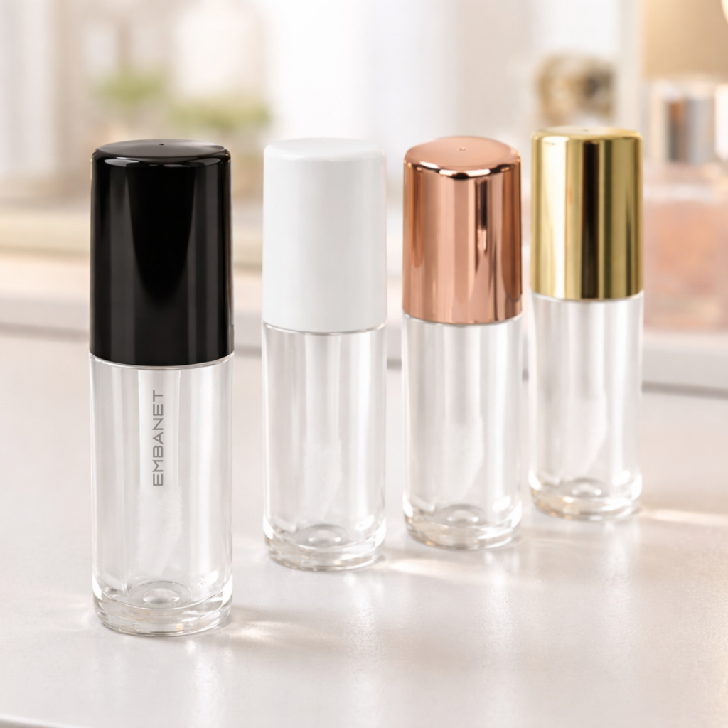 Mini Frasco Gloss Batom Matte Lip Oil 1,3ml Vazio Bolsa 2und