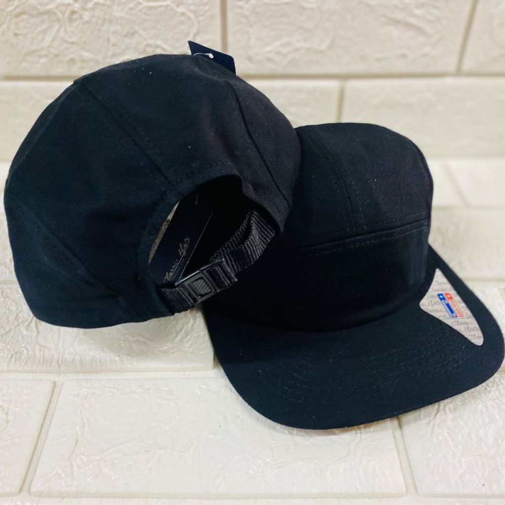 Boné Five Panel Liso Modelo Aba Reta Classico com Regulagem Variações Cores + Envio Rápido Promoção