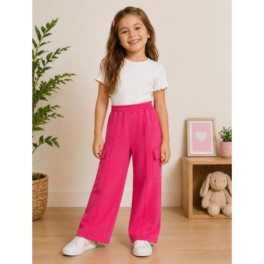 CALÇA CARGO Infantil MOLETOM-Moda Bloguerinha