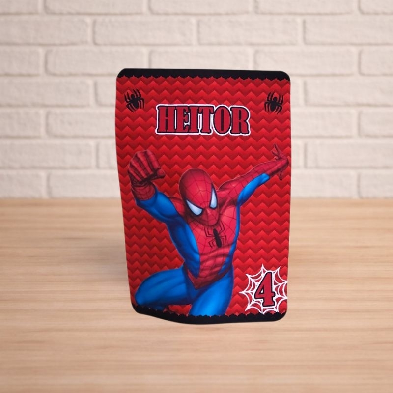 Saquinho Personalizado Metalizado Zip Lock - Lembrancinha de festa Infantil - Tema Homem Aranha - Saquinho Surpresa