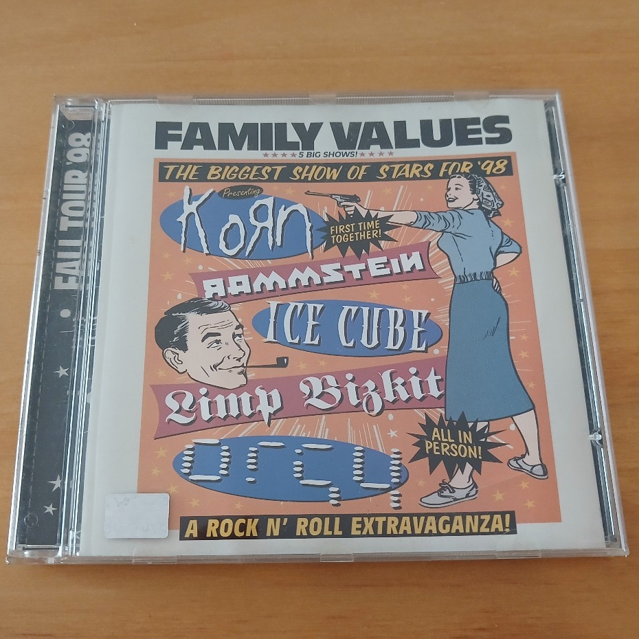 CD Family Values Tour ’98 | Korn, Rammstein, Limp Bizkit, Ice Cube, Orgy – Original Raro