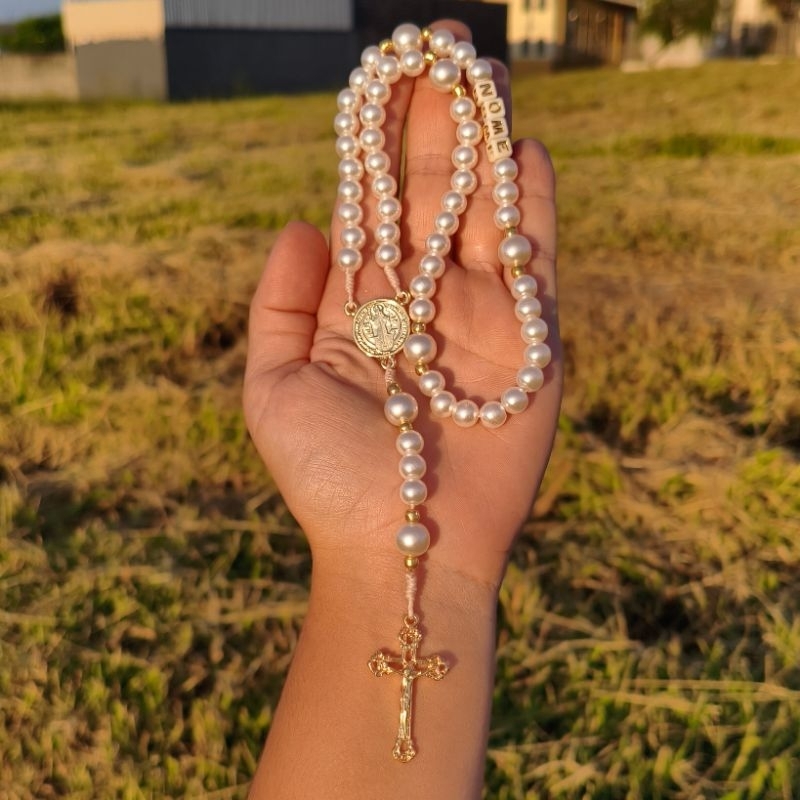 Rosário Terço Personalizado (terço nossa senhora, terço são Bento)