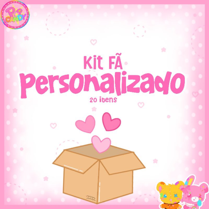 Kit Fã Personalizado 20 itens