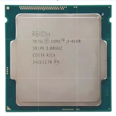 Processador Intel Core i3 4160 3.6GHz 4 Núcleos Cache 3MB x86-64