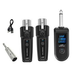 Transmissor Sistema de Microfone Sem Fio XLR Transmissor Receptor Para Mixer Dinâmico PA Instrumentos.