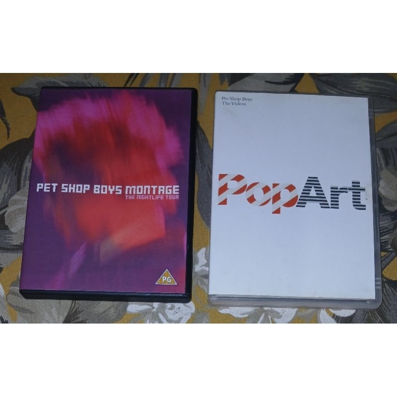 PROMOÇÃO MAIO: Combo Dvds Pet Shop Boys - "The Videos" e "Montage: The Nightlife Tour"