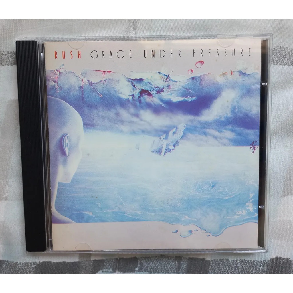 Cd Rush Grace Under Pressure Atom 1st Press Usa Original